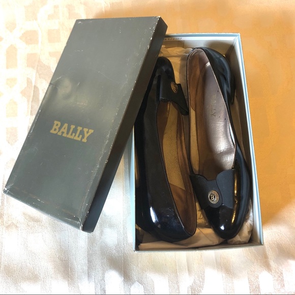 Bally Shoes - BALLY Black Patent Flats Size 9 1/2 M